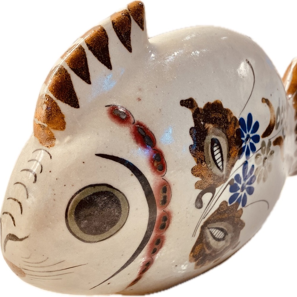 Vintage ceramic fish Handmade Mexico Collectible - Picture 4 of 15